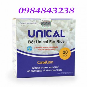 Unical for Rice Canxi cơm Nhật Bản giúp bổ sung canxi dạng ion cho mọi lứa tuổi 